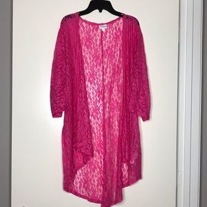LuLaRoe Lindsay Lace Kimono